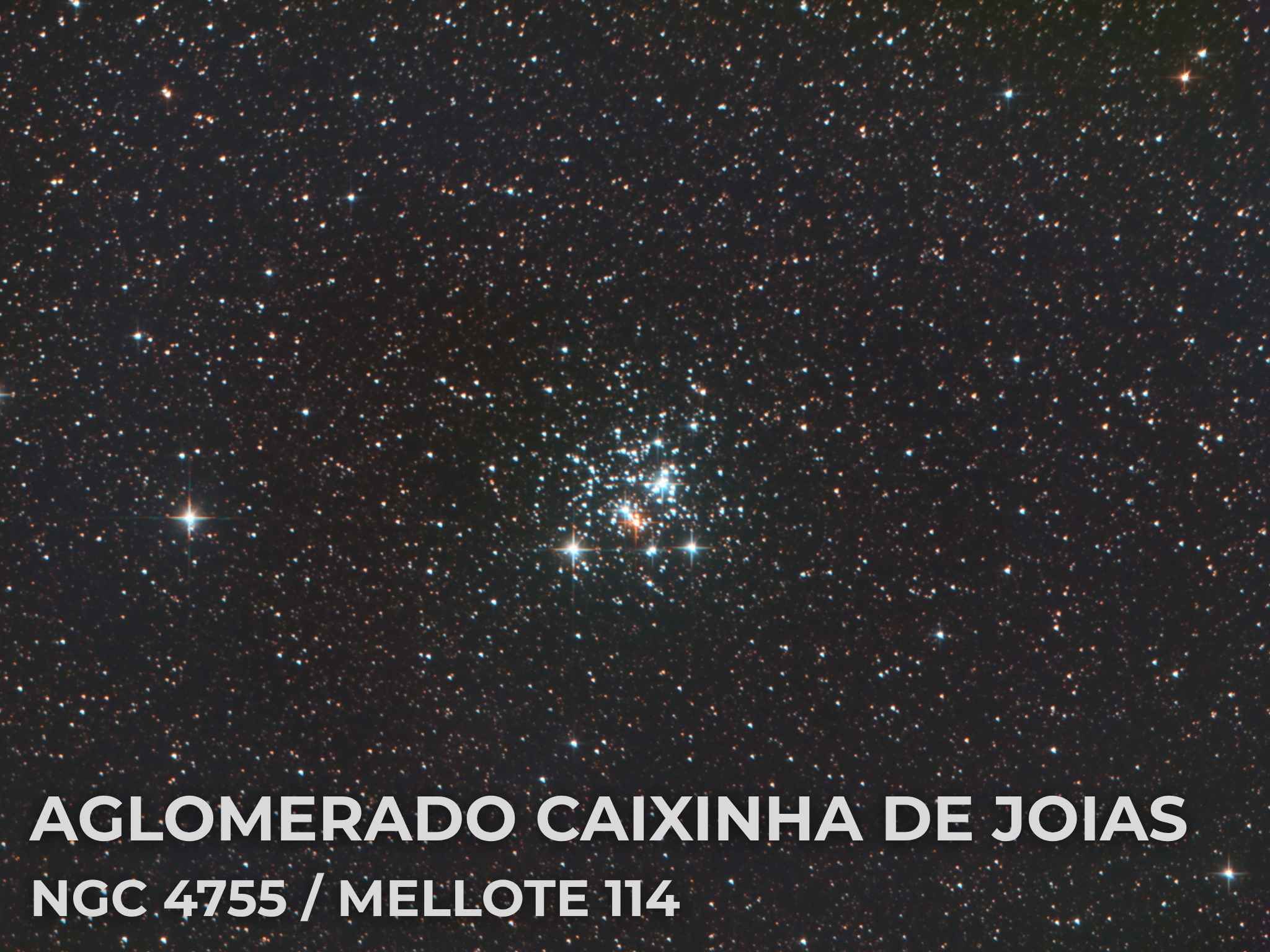 NGC 4755 – Aglomerado Caixinha de Jóias