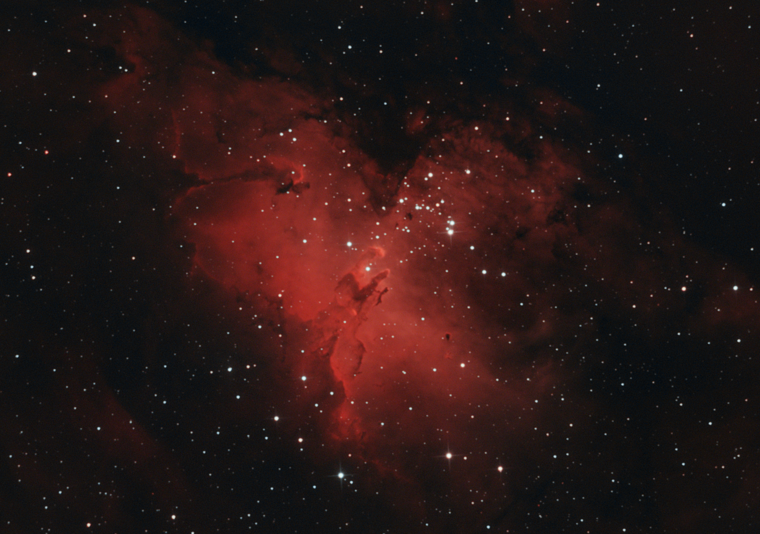📸M16 / IC4703 / Mel198 – Nebulosa da Águia (Jun/26)